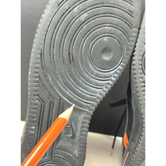 Nike Air Force 1 Low LV8 KSA CT4683-001 Kids US 7Y Shoes Black Leather Sneakers - Picture 11 of 16